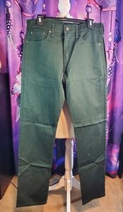 Levi dark green pants